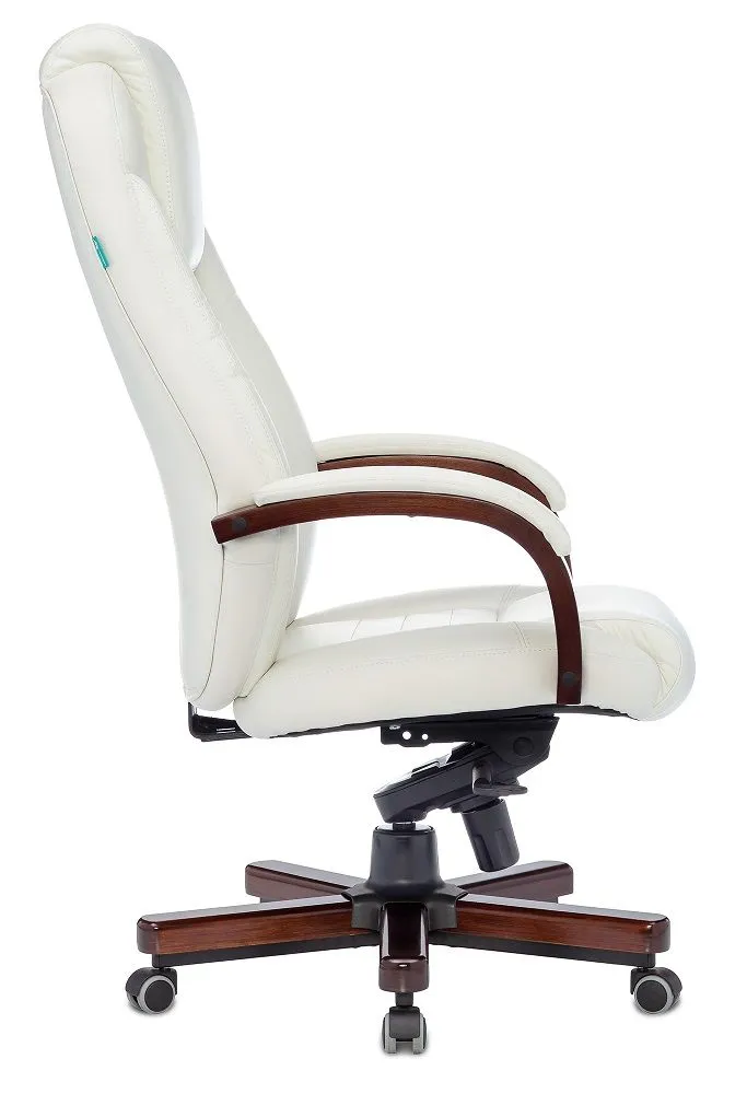 Кресло руководителя Бюрократ T-9923WALNUT слоновая кость кожа крестовина металл/дерево Кресло руководителя Бюрократ T-9923WALNUT слоновая кость кожа крестовина металл/дерево